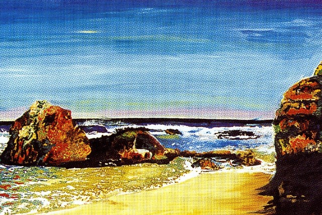 Art work by Ferne Millen Yr 12, 1996 (Pegasus page 119).